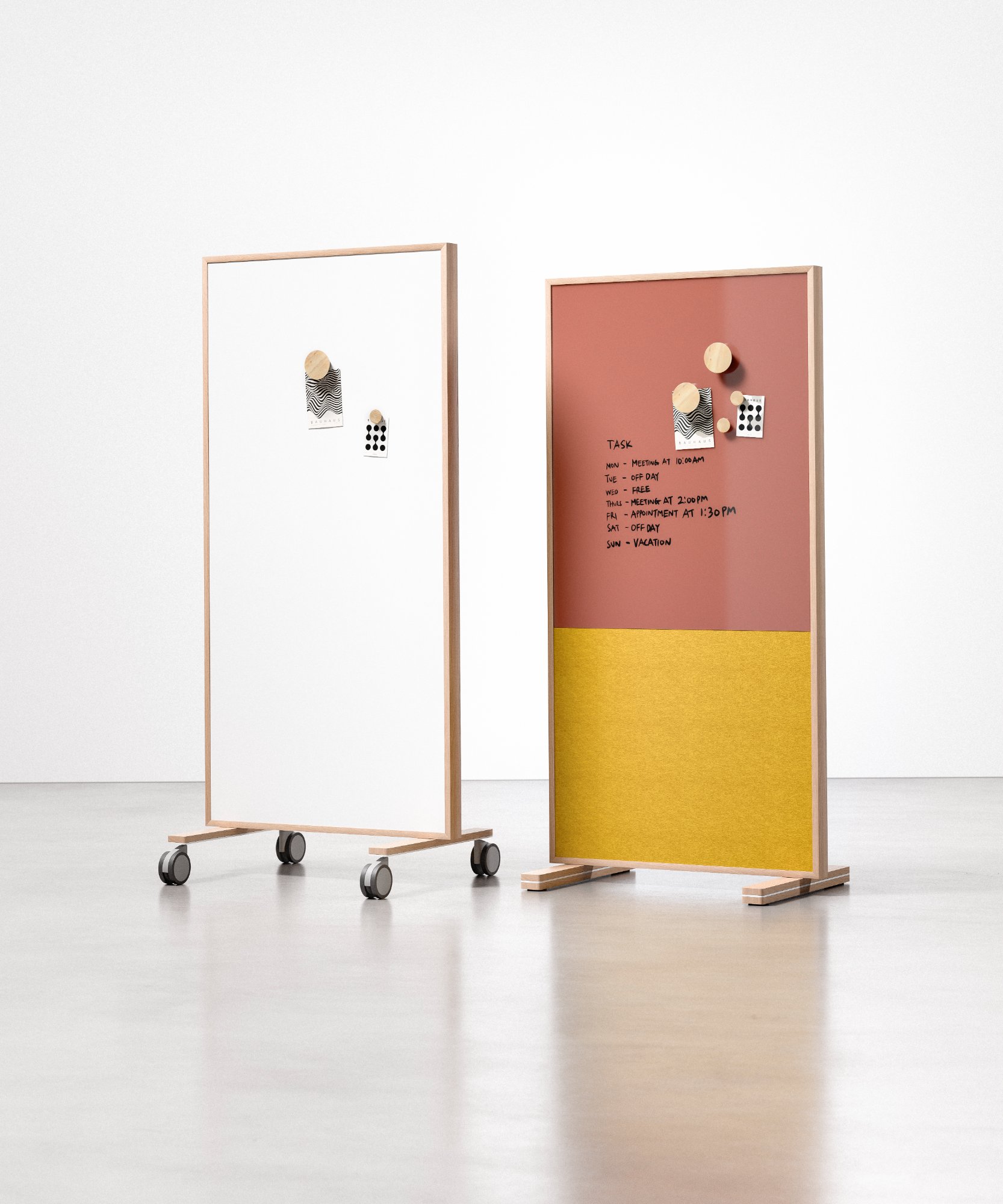 Skrita Pizarras móviles — con ruedas para espacios dinámicos